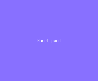 harelipped meaning, definitions, synonyms
