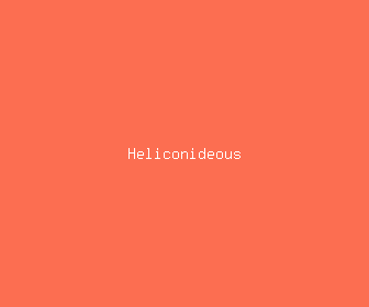 heliconideous meaning, definitions, synonyms