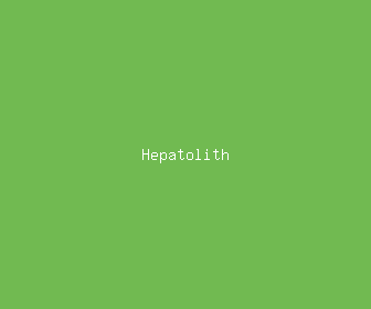 hepatolith meaning, definitions, synonyms