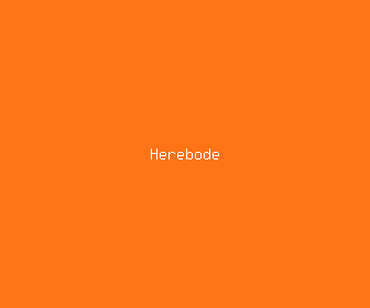 herebode meaning, definitions, synonyms