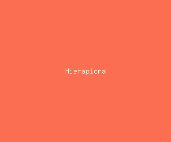 hierapicra meaning, definitions, synonyms