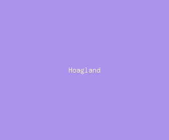 hoagland meaning, definitions, synonyms