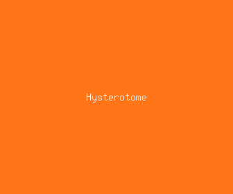 hysterotome meaning, definitions, synonyms