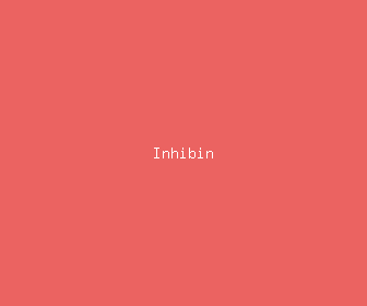inhibin meaning, definitions, synonyms