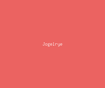 jogelrye meaning, definitions, synonyms