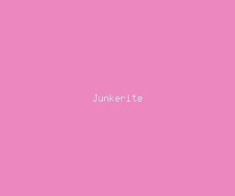 junkerite meaning, definitions, synonyms
