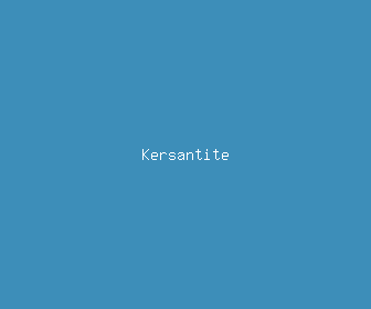kersantite meaning, definitions, synonyms