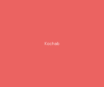 kochab meaning, definitions, synonyms