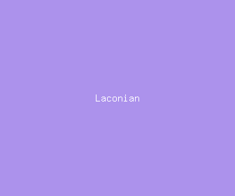 laconian meaning, definitions, synonyms