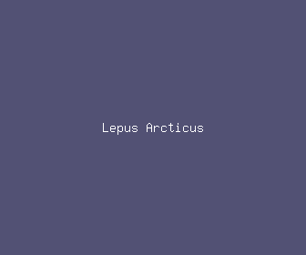 lepus arcticus meaning, definitions, synonyms