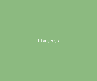 lipogenys meaning, definitions, synonyms
