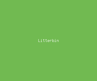 litterbin meaning, definitions, synonyms