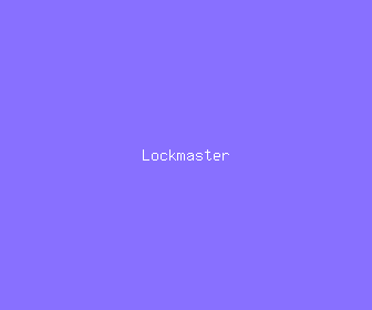 lockmaster meaning, definitions, synonyms
