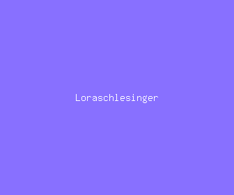 loraschlesinger meaning, definitions, synonyms