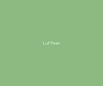 luffman meaning, definitions, synonyms