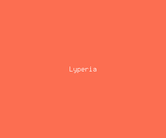 lyperia meaning, definitions, synonyms