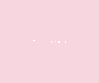 martynia annua meaning, definitions, synonyms