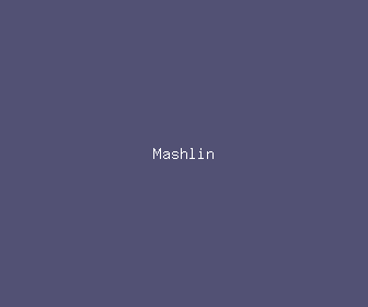mashlin meaning, definitions, synonyms