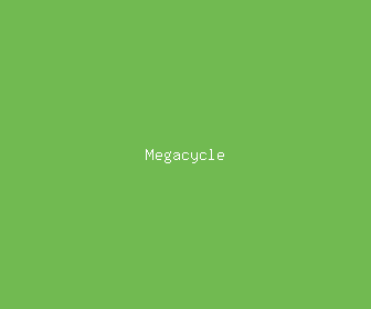 megacycle meaning, definitions, synonyms