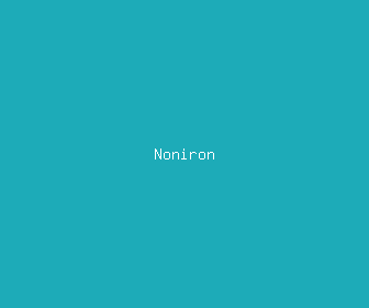 noniron meaning, definitions, synonyms