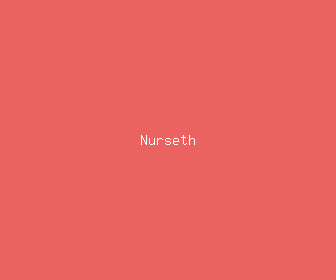 nurseth meaning, definitions, synonyms