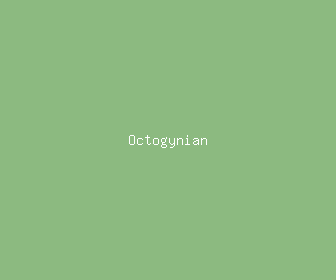 octogynian meaning, definitions, synonyms