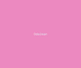 odalman meaning, definitions, synonyms