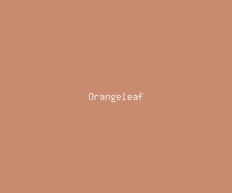 orangeleaf meaning, definitions, synonyms