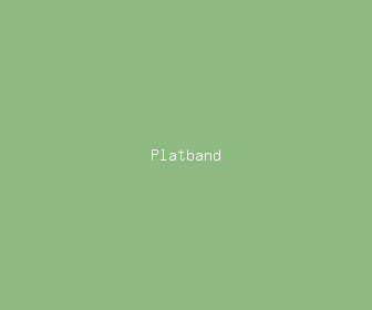 platband meaning, definitions, synonyms