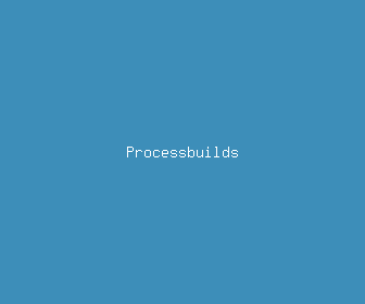 processbuilds meaning, definitions, synonyms
