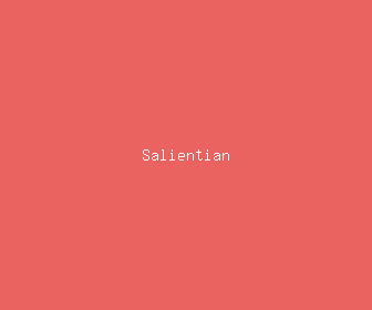 salientian meaning, definitions, synonyms