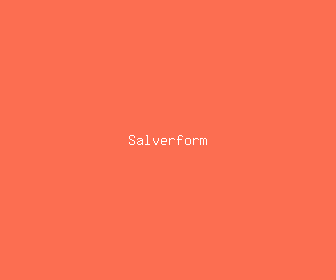 salverform meaning, definitions, synonyms