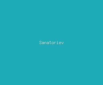 sanatoriev meaning, definitions, synonyms