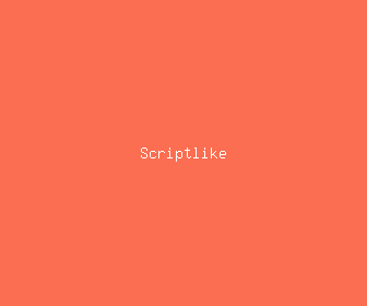 scriptlike meaning, definitions, synonyms
