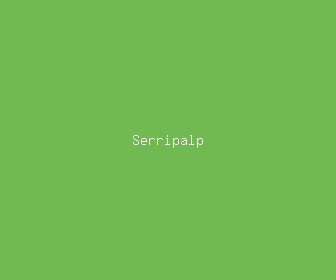 serripalp meaning, definitions, synonyms