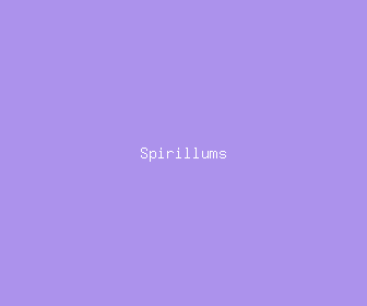 spirillums meaning, definitions, synonyms