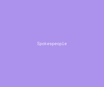 spokespeople meaning, definitions, synonyms