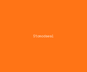 stomodaeal meaning, definitions, synonyms