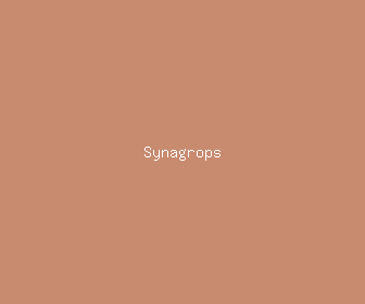 synagrops meaning, definitions, synonyms
