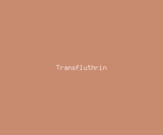 transfluthrin meaning, definitions, synonyms