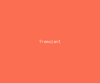tremolant meaning, definitions, synonyms