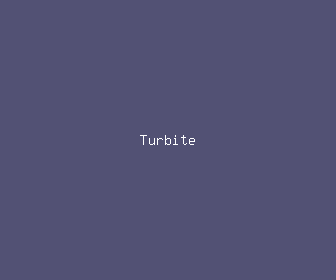 turbite meaning, definitions, synonyms