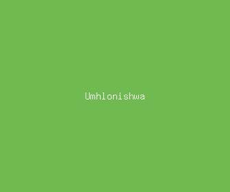 umhlonishwa meaning, definitions, synonyms