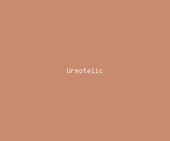 ureotelic meaning, definitions, synonyms