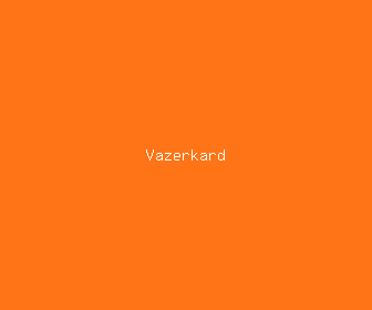 vazerkard meaning, definitions, synonyms
