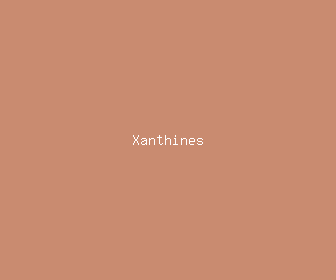 xanthines meaning, definitions, synonyms