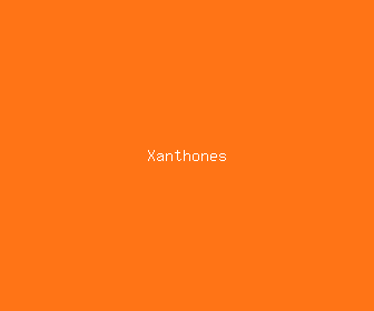 xanthones meaning, definitions, synonyms