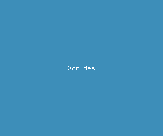 xorides meaning, definitions, synonyms