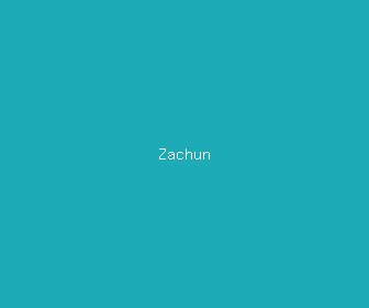 zachun meaning, definitions, synonyms