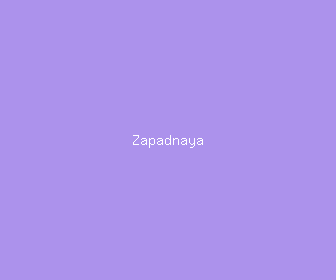 zapadnaya meaning, definitions, synonyms